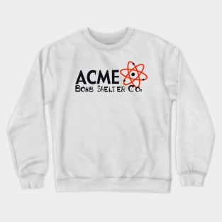 Acme Bomb Shelter Retro logo Crewneck Sweatshirt